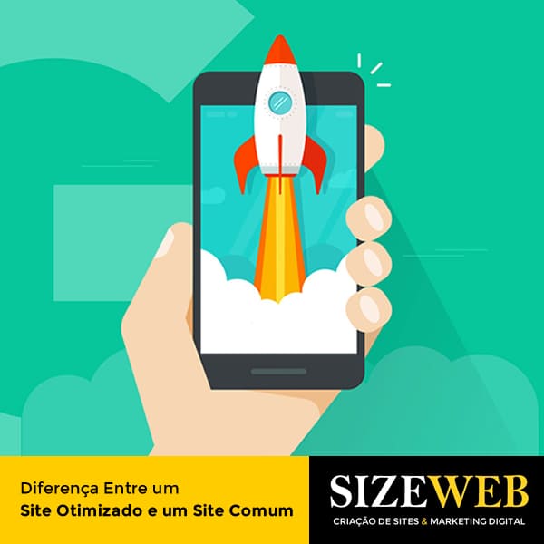 diferença entre um site otimizado e um site comum