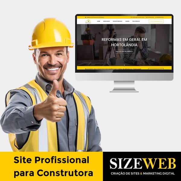 site profissional para construtora