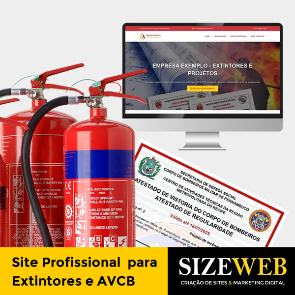 site profissional para extintores e avcb