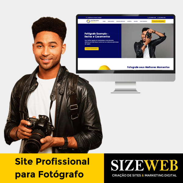 site profissional para fotógrafo
