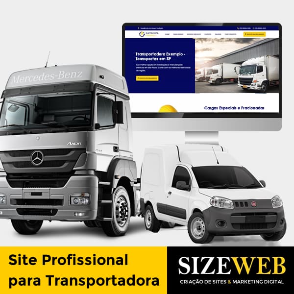 site profissional para transportadora
