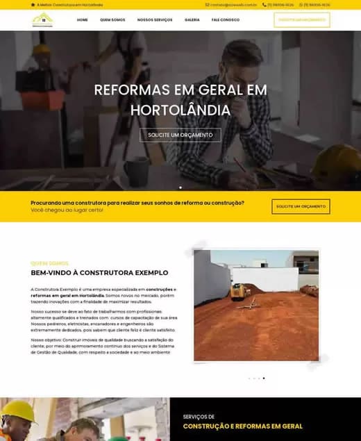 site profissional para casa de repouso - modelo 5