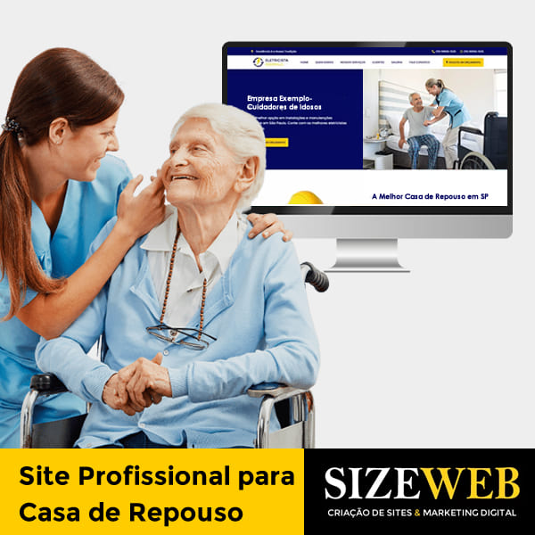 site profissional para casa de repouso