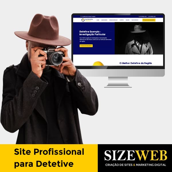 site profissional para detetive