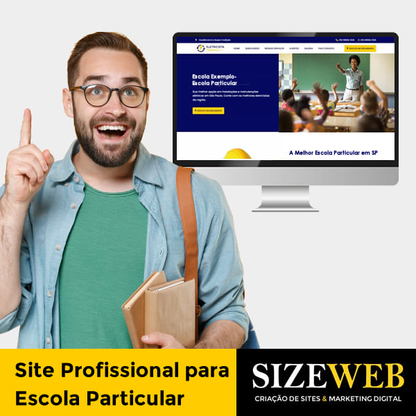 site profissional para escola particular