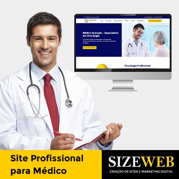 site profissional para médico