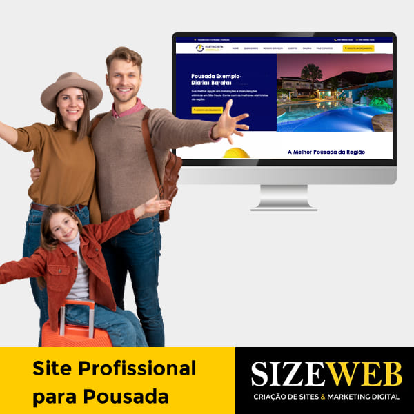 site profissional para pousada