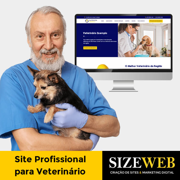 site profissional para veterinário
