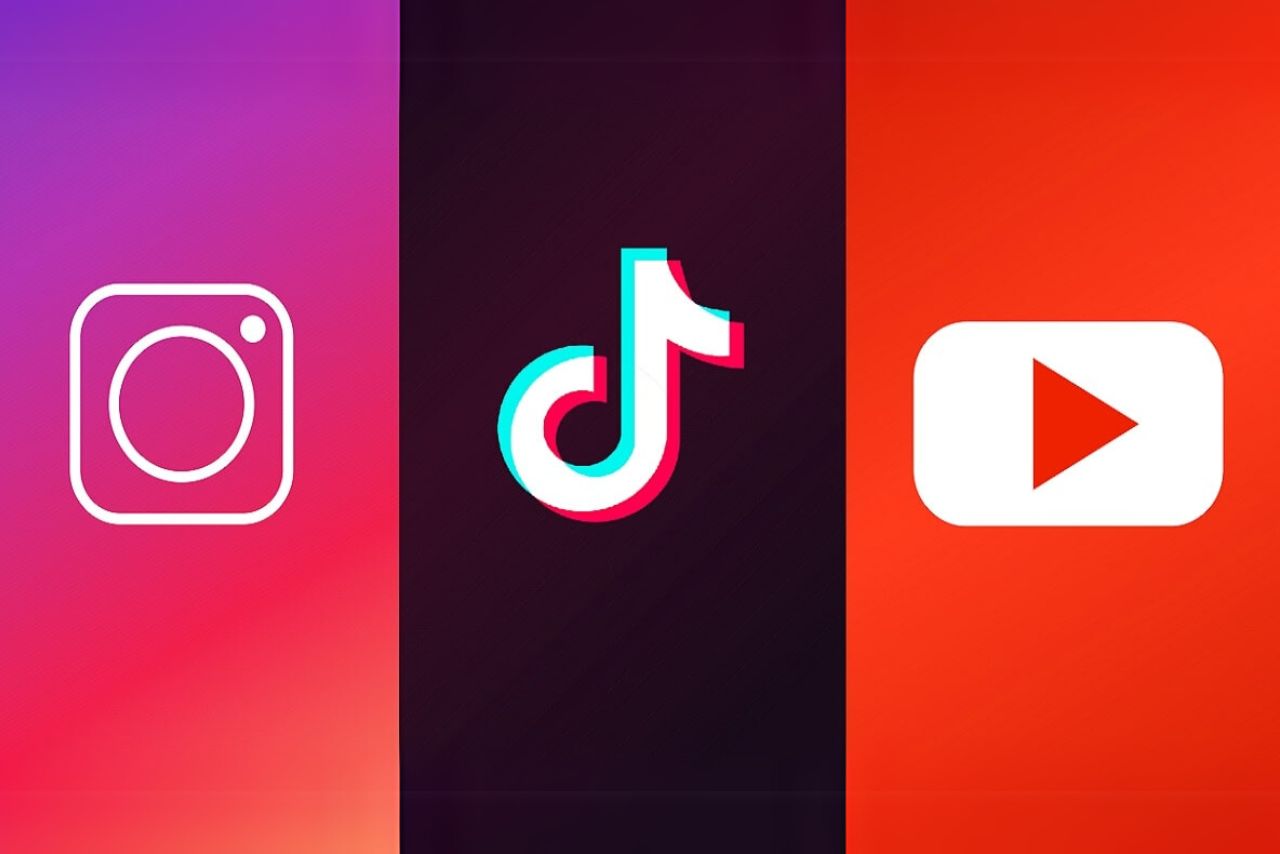 Instagram, Tiktok e Youtube Shorts