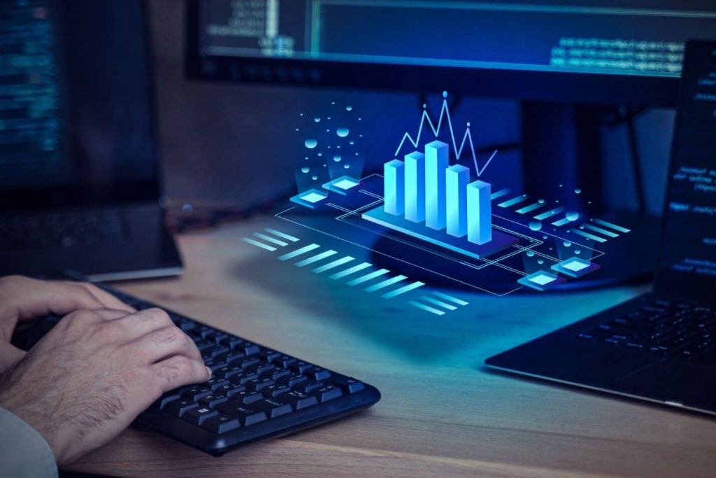 Inteligência artificial otimizando estratégias de marketing digital